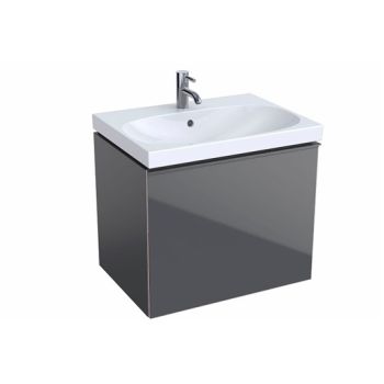  - GEBERIT Acanto Szafka pod umywalkę 64x53,5 cm, korpus lakierowany matowy, lava 500610JK2 - 500.610.JK.2 - Łazienki Szydłowski