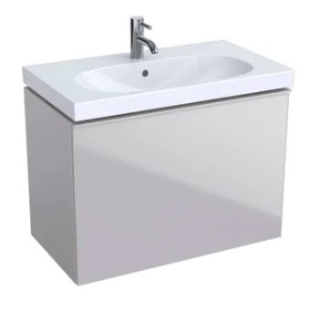  - GEBERIT Acanto Szafka pod umywalkę 74x53,5 cm, korpus lakierowany matowy, piaskowy 500615JL2 - 500.615.JL.2 - Łazienki Szydłowski