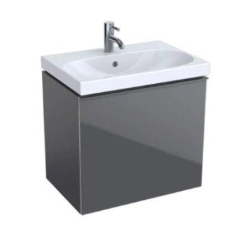  - GEBERIT Acanto Szafka pod umywalkę 59,5x53,5 cm korpus lakierowany matowy, lava 500614JK2 - 500.614.JK.2 - Łazienki Szydłowski