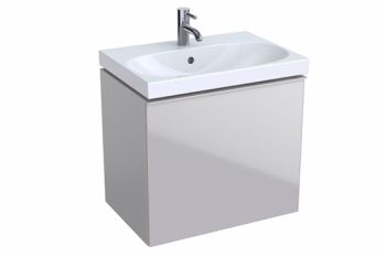  - GEBERIT Acanto Szafka pod umywalkę 59,5x53,5 cm, korpus lakierowany matowy, piaskowy 500614JL2 - 500.614.JL.2 - Łazienki Szydłowski