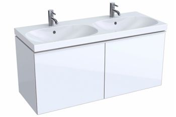  - GEBERIT Acanto Szafka pod umywalkę 119x53,5 cm, korpus lakierowany na wysoki połysk, biały 500613012 - 500.613.01.2 - Łazienki Szydłowski