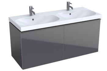 - GEBERIT Acanto Szafka pod umywalkę 119x53,5 cm, korpus lakierowany matowy, lava 500613JK2 - 500.613.JK.2 - Łazienki Szydłowski