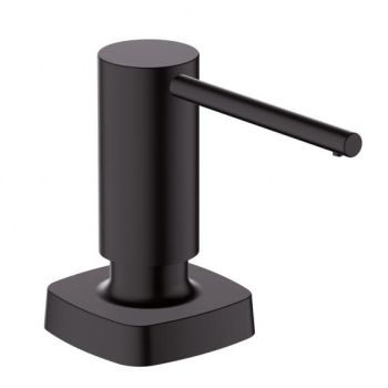 - HANSGROHE A71 dozownik mydła w płynie kolor czarny mat 40468670 - 40468670 - Łazienki Szydłowski