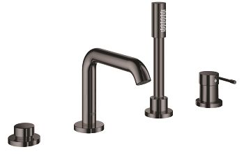 - GROHE-Essence 4 otworowa bateria wannowa kolor hard graphite 19578A01 - 19578A01 - Łazienki Szydłowski