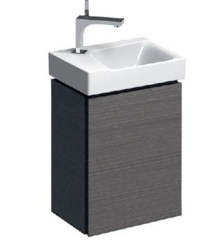 - GEBERIT Xeno2 Szafka pod umywalkę 40 cm z drzwiami, szary mat płótno 500502431 - 500.502.43.1 - Łazienki Szydłowski