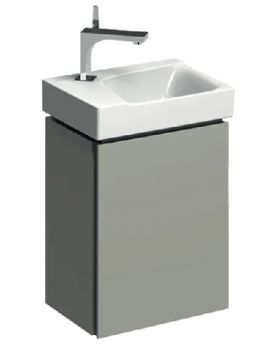 - GEBERIT Xeno2 Szafka pod umywalkę 40 cm z drzwiami, ciepły szary mat 500502001 - 500.502.00.1 - Łazienki Szydłowski
