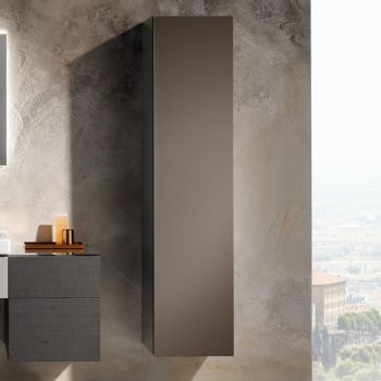 - GEBERIT Xeno2 Szafka boczna wysoka 35,1 x 170 x 40 cm, ciepły szary mat 500503001 - 500.503.00.1 - Łazienki Szydłowski