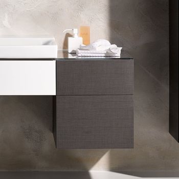 - GEBERIT Xeno2 Szafka boczna 45 x 51 x 46,2 cm, szary mat płótno 500504431 - 500.504.43.1 - Łazienki Szydłowski