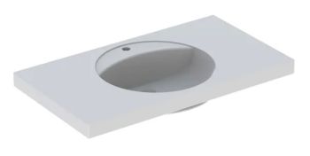  - GEBERIT Preciosa Umywalka 100x55 cm biała 124230000 - 124230000 - Łazienki Szydłowski