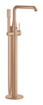 - GROHE-Essence Wolnostojąca bateria wannowa kolor brushed warm sunset 23491DL1 - 23491DL1 AT - Łazienki Szydłowski
