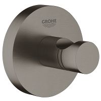 - GROHE-Essentials Haczyk na płaszcz kąpielowy kolor szczotkowany grafit 40364AL1 - 40364AL1 - Łazienki Szydłowski