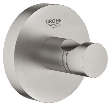 - GROHE-Essentials Haczyk na płaszcz kąpielowy kolor stal nierdzewna 40364DC1 - 40364DC1 - Łazienki Szydłowski