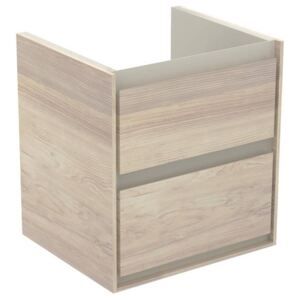  - IDEAL STANDARD Connect Air Szafka umywalkowa 55 cm, jasne drewno, matowy jasnobrązowy lakier E1607UK - E1607UK - Łazienki Szydłowski