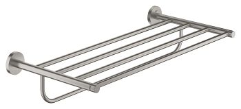 - GROHE-Essentials Półka z wieszakiem na ręczniki Kolor stal nierdzewna 40800DC1 - 40800DC1 - Łazienki Szydłowski