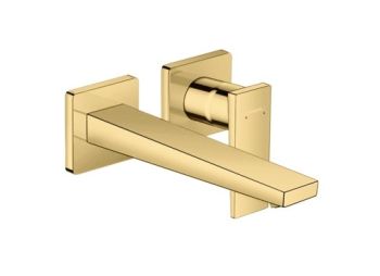 - HANSGROHE Metropol bateria umywalkowa z wylewką 225 mm złoty optyczny polerowany 32526990 - 32526990 - Łazienki Szydłowski