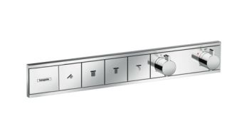 - HANSGROHE RainSelect bateria termostatyczna do ukrytej instalacji do 4 odbiorników, chrom 15382000 - 15382000 - Łazienki Szydłowski