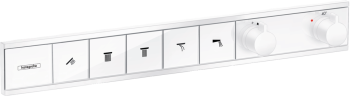 - HANSGROHE RainSelect Bateria termostatyczna do ukrytej instalacji do 5 odbiorników biały mat 15384700 - 15384700 - Łazienki Szydłowski