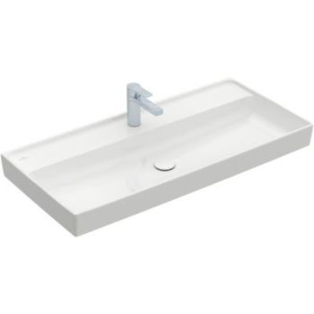 - VILLEROY&BOCH Collaro Umywalka meblowa 100 x 47 cm biała z powłoką CeramicPlus 4A33A2R1 - 4A33A2R1 - Łazienki Szydłowski