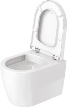  - DURAVIT ME by Starck Zestaw WC wiszący 37 x 48 cm biały połysk 45300900A1 - 45300900A1 - Łazienki Szydłowski