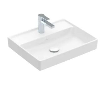 - VILLEROY&BOCH Collaro Umywalka 55 x 44 cm biała z powłoką CeramicPlus 4A3356R1 - 4A3356R1 - Łazienki Szydłowski