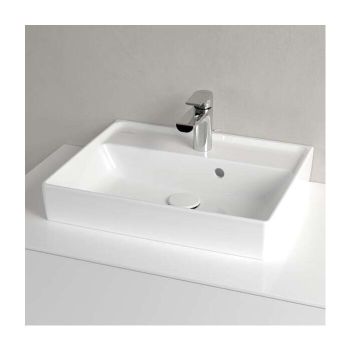 - VILLEROY&BOCH Collaro Umywalka 50 x 40 cm biała z powłoką CeramicPlus 433450R1 - 433450R1 - Łazienki Szydłowski