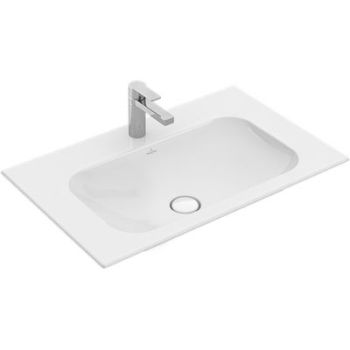  - VILLEROY&BOCH Finion Umywalka meblowa 80 x 50 cm biała z powłoką CeramicPlus 416484R1 - 416484R1 - Łazienki Szydłowski