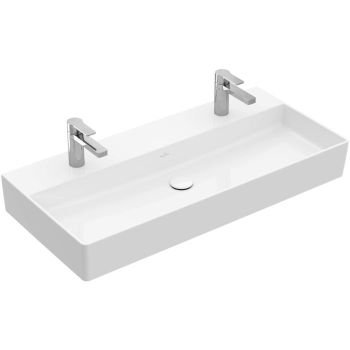  - VILLEROY&BOCH Memento 2.0 Umywalka 100 x 47 cm, biała z powłoką CeramicPlus 4A221LR1 - 4A221LR1 - Łazienki Szydłowski