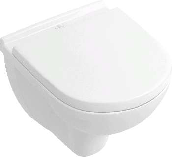- VILLEROY&BOCH O.Novo wc wiszące 36 x 49 cm, białe z powłoką ceramicplus 568810R1 - 568810R1 - Łazienki Szydłowski