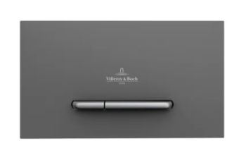 - VILLEROY&BOCH ViConnect przycisk spłukujący do wc, antracyt mat/przycisk chrom mat 922169D8 - 922169D8 - Łazienki Szydłowski