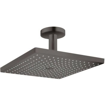  - HANSGROHE Raindance E 300 Air 1jet deszczownica 300 x 300 mm z ramieniem czarny chrom szczotkowany 26250340 - 26250340 - Łazienki Szydłowski