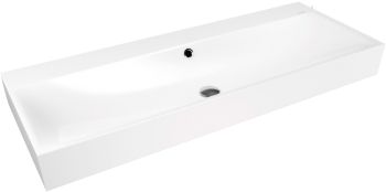 - KALDEWEI Silenio Umywalka 120 x 46 x 12 cm stal emaliowana biała z Perl-Effekt 904506013001 - 904506013001 - Łazienki Szydłowski