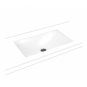 - KALDEWEI SILENIO umywalka podblatowa bez przelewu 63,4 x 39,1 cm biały 906006313001 - 906006313001 - Łazienki Szydłowski