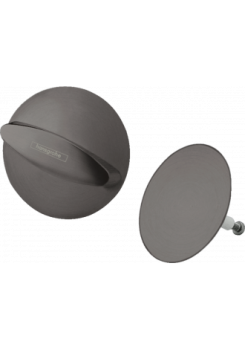  - HANSGROHE Element zewnętrzny, zestaw odpływ i przelew, czarny chrom szczotkowany 58185340 - 58185340 - Łazienki Szydłowski