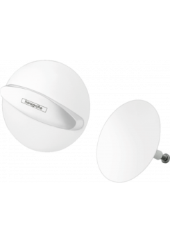  - HANSGROHE Element zewnętrzny, zestaw odpływ i przelew, biały mat 58185700 - 58185700 - Łazienki Szydłowski