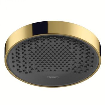 - HANSGROHE Rainfinity deszczownica 25 cm 1jet złoty optyczny polerowany 26228990 - 26228990 - Łazienki Szydłowski