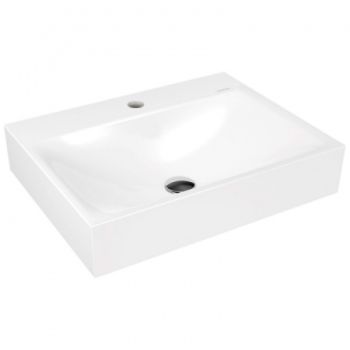 - KALDEWEI Silenio Umywalka nablatowa bez przelewu, 60 x 46 cm, biała 904106303001 - 904106303001 - Łazienki Szydłowski