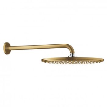 - GROHE- Rainshower Cosmopolitan deszczownica 31 cm z ramieniem kolor brushed cool sunrise 26066GN0 - 26066GN0 - Łazienki Szydłowski