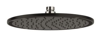  - KLUDI A-QA Deszczownica 25 cm czarny mat/chrom 643258700 - 6432587-00 - Łazienki Szydłowski