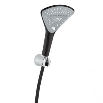  - KLUDI Fizz Zestaw wannowo-prysznicowy 3S, czarny mat/chrom 677508700 - ostatnia sztuka - 6775087-00 - Łazienki Szydłowski