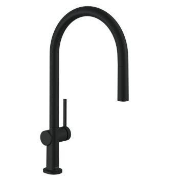 - HANSGROHE Talis M54 bateria kuchenna czarny mat 72803670 - 72803670 - Łazienki Szydłowski
