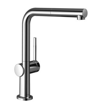 - HANSGROHE Talis M54 bateria kuchenna 270 z wyciąganą wylewką, chrom 72809000 - 72809000 - Łazienki Szydłowski