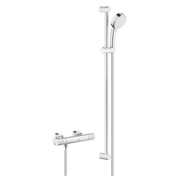 - GROHE-Grohtherm 800 Cosmopolitan zestaw prysznicowy z termostatem chrom 34769000 - 34769000 - Łazienki Szydłowski