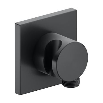  - KEUCO IXMO Przyłącze węża z uchwytem słuchawki prysznicowej DN15, chrom czarny szczotkowany 59592130002 - 59592130002 SK - Łazienki Szydłowski