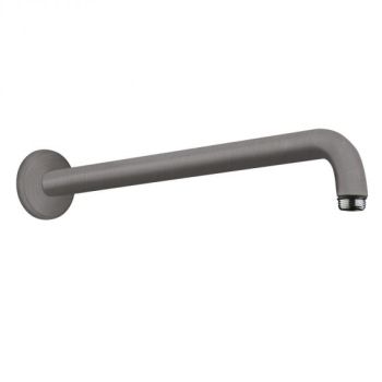  - HANSGROHE Ramię prysznicowe 389 mm, czarny chrom szczotkowany 27413340 - 27413340 - Łazienki Szydłowski