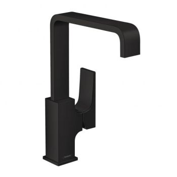 - HANSGROHE Metropol bateria umywalkowa czarny mat 32511670 - 32511670 - Łazienki Szydłowski