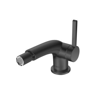 - KEUCO EDITION 400 Bateria bidetowa, chrom czarny szczotkowany 51509130000 - 51509130000 - Łazienki Szydłowski