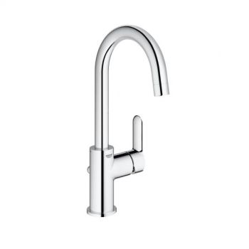 - GROHE- BAUEDGE bateria umywalkowa rozmiar L chrom 23760000 - 23760000 - Łazienki Szydłowski