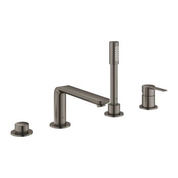 - GROHE-Lineare 4-otworowa bateria wannowa kolor brushed hard graphite 19577AL1 - 19577AL1 - Łazienki Szydłowski