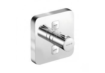  - KLUDI PUSH bateria podtynkowa z termostatem chrom 389110538 - 389110538 - Łazienki Szydłowski