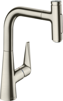  - HANSGROHE Talis Select M51 bateria kuchenna 220 z wyciąganą wylewką, kolor stal nierdzewna 73868800 - 73868800 - Łazienki Szydłowski